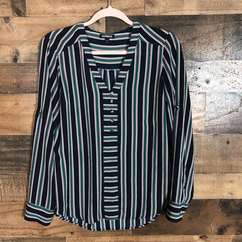 Express striped top